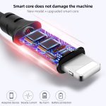 hoco X14 2 m Nylon-geflochtenes 8-poliges 8-poliges USB-Daten-Synchronisierungs-Ladekabel aus Aluminiumlegierung – Bild 5