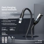 REMAX RC-064i Sury 2 Series 1 m 2,4 A USB-auf-8-Pin-Datenkabel für iPhone, iPad – Bild 3