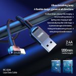 REMAX RC-024i Sury Leyo Series 1,2 m 2,4 A USB-auf-8-Pin-Datenkabel für iPhone, iPad – Bild 3