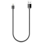 awei CL-25 0,3 m 2,4 A USB-auf-8-Pin-Metall-Schnellladekabel für iPhone, iPad – Bild 2