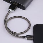 awei CL-25 0,3 m 2,4 A USB-auf-8-Pin-Metall-Schnellladekabel für iPhone, iPad – Bild 8