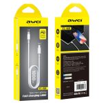 AWEI CL-68 3A Typ-C / USB-C auf 8-poliges PD-Schnellladedatenkabel, Länge: 1 m – Bild 4