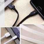 REMAX RC-094i 2 m 2,4 A USB-auf-8-Pin-Aluminiumlegierungsgeflecht-Schnelllade-Datenkabel – Bild 4