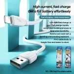 REMAX RC-138i 2,4 A USB auf 8 Pin Suji Pro Schnelllade-Datenkabel, Kabellänge: 1 m – Bild 3