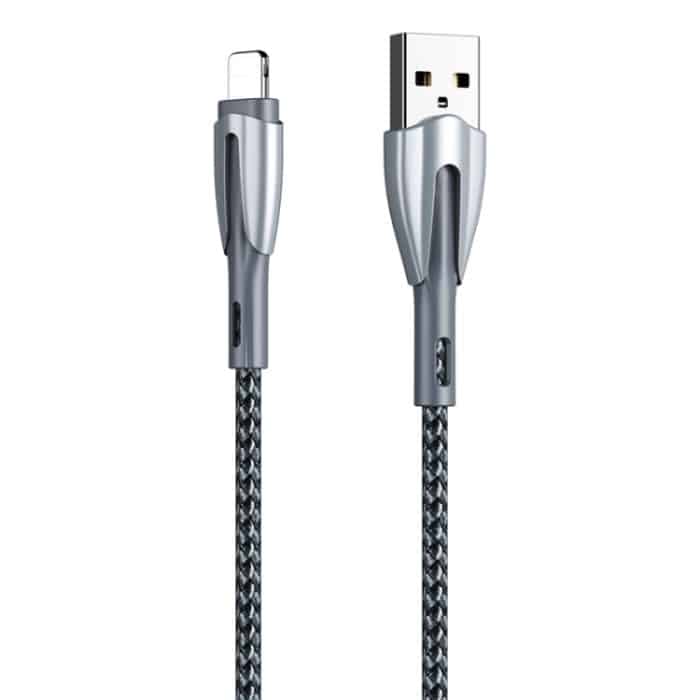 IP8G0829S.jpg REMAX RC-162i Armor Series 3A USB-auf-8-Pin-Ladekabel, Kabellänge: 1 m – Bild 1