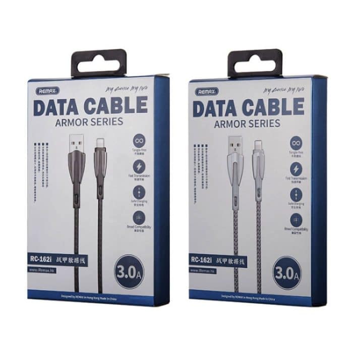REMAX RC-162i Armor Series 3A USB-auf-8-Pin-Ladekabel, Kabellänge: 1 m – Bild 3