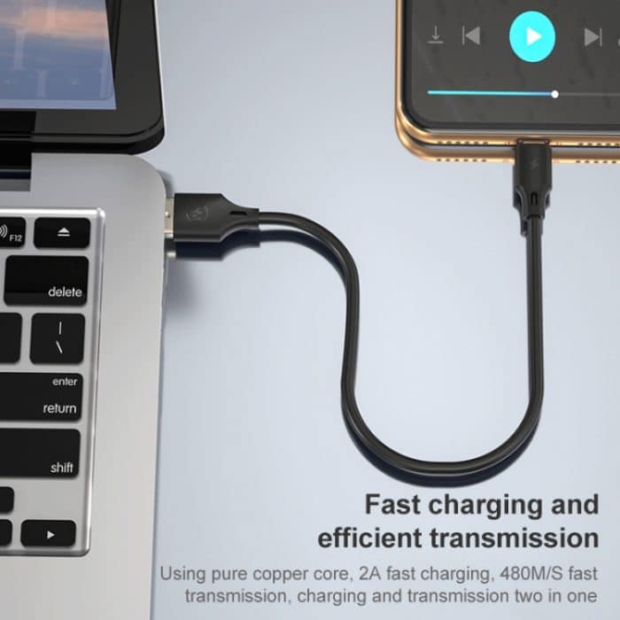 WK WDC-105i 2,4 A 8 Pin Full Speed Pro Ladedatenkabel, Länge: 25 cm – Bild 6