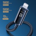 REMAX RC-128i 20 W Typ-C / USB-C auf 8-poliges, intelligentes Digitaldisplay, geflochtenes Ladedatenkabel aus Zinklegierung, Länge: 1,2 m – Bild 6