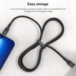 MOMAX DL51D Typ-C / USB-C auf 8 Pin PD geflochtenes Schnellladekabel, Länge: 1,2 m – Bild 4