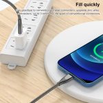 ADC-009 USB-auf-8-Pin-Schlauch-Schnellladekabel aus Zinklegierung, Kabellänge: 1 m – Bild 4