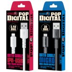 WEKOME WDC-01 Tidal Energy Series 2,4 A USB-auf-8-Pin-PVC-Datenkabel, Länge: 1 m – Bild 3