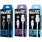 WEKOME WDC-03 Tidal Energy Series 2,4 A USB auf 8 Pin geflochtenes Datenkabel, Länge: 1 m – Bild 3