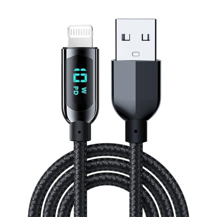Mutural Li-CC004 1,2 m 10 W Digitalanzeige USB-auf-8-Pin-Ladedatenkabel – Bild 1