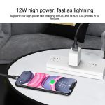 IVON CA88 12 W 2,4 A USB-auf-8-poliges Nylongeflecht-Schnelllade-Datenkabel, Kabellänge: 1 m – Bild 3