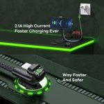 REMAX RC-177i Heymanba II 2,1 A USB auf 8 Pin 180 Grad Winkelstück, geflochtenes Gaming-Datenkabel aus Zinklegierung, Kabellänge: 1 m – Bild 5