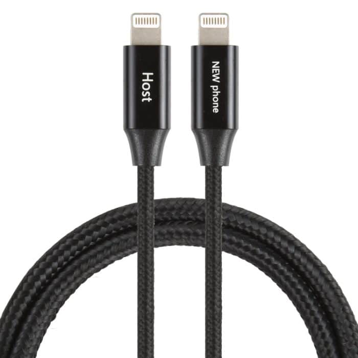 IP8G6234.jpg 5V 2A 8-Pin-Stecker mit männlichem bis 8-poligen männlichen geflochtenen Datenkabel – Bild 1