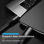 5V 2A 8-Pin-Stecker mit männlichem bis 8-poligen männlichen geflochtenen Datenkabel – Bild 5