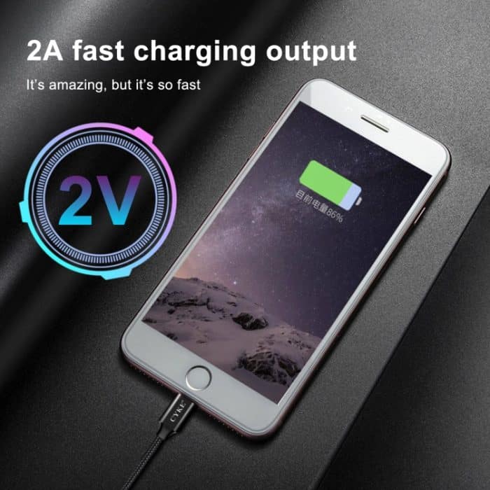 5V 2A 8-Pin-Stecker mit männlichem bis 8-poligen männlichen geflochtenen Datenkabel – Bild 6