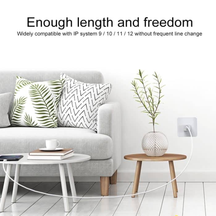 IVON CA73 2,4 A 8-poliges Schnelllade-Datenkabel, Länge: 2 m – Bild 5