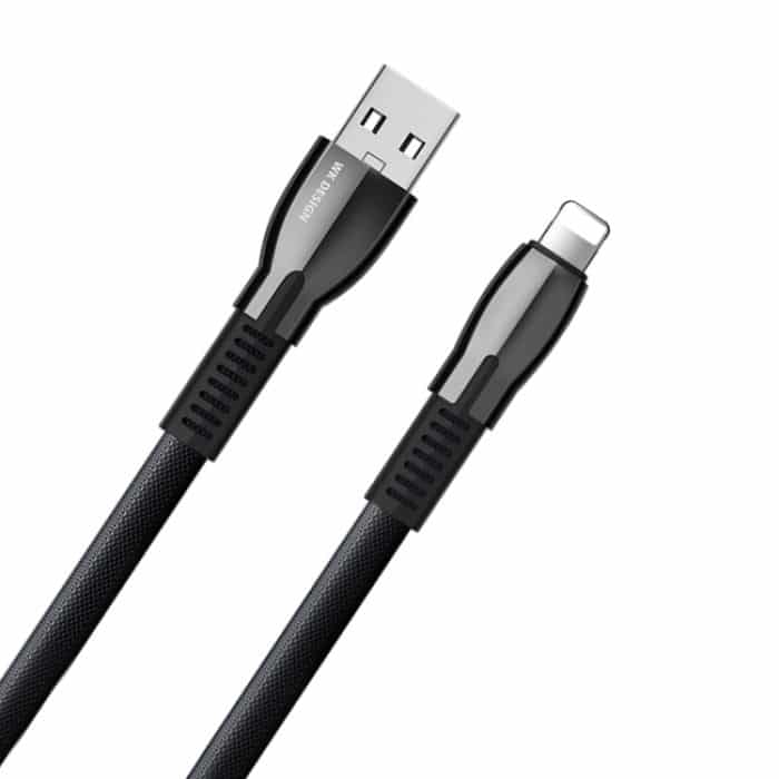WK WDC-107i 1 m 2,4 A Saint Zinc Alloy Series USB-auf-8-Pin-Datensynchronisierungs-Ladekabel – Bild 2
