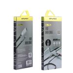 AWEI CL-95 USB auf 8-poliges tragbares Schnelllade-Datenkabel aus TPE + Aluminiumlegierung, 2 A, Länge: 1 m – Bild 4