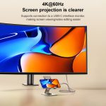 MOMAX DC31 1 m USB3.2 USB-C/Typ-C auf USB-C/Typ-C 100 W geflochtenes Datensynchronisierungs-Ladekabel – Bild 4