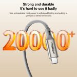 MOMAX DC31 1 m USB3.2 USB-C/Typ-C auf USB-C/Typ-C 100 W geflochtenes Datensynchronisierungs-Ladekabel – Bild 7