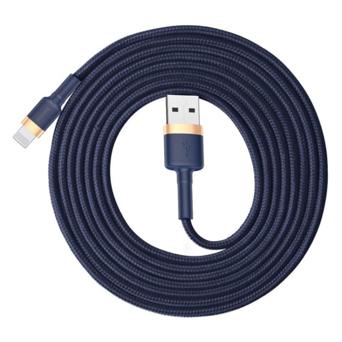 IP8P4656L.jpg Baseus 1,5 A 2 m USB-auf-8-poliges High-Density-Nylon-Gewebe-USB-Kabel für iPhone, iPad – Bild 1
