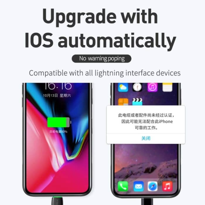 Mcdodo CA-6361 Flying Fish Series 8-Pin-auf-USB-LED-Kabel, Länge: 1,2 m – Bild 8