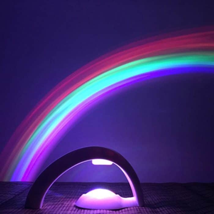 Romantische Regenbogenprojektions-dekorative Lampe Nachttisch-LED-Nachtlicht – Bild 1