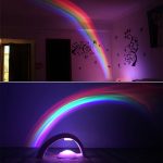 Romantische Regenbogenprojektions-dekorative Lampe Nachttisch-LED-Nachtlicht – Bild 6