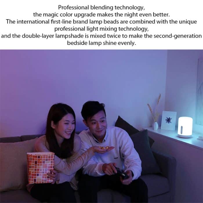 Original Xiaomi Mijia Nachttischlampe 2 LED Nachtlicht Touch & Smart App Control – Bild 6