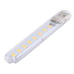 3W 8 LEDs 5730 SMD USB LED Buchlicht Tragbare Nachtlampe, DC 5V – Bild 4