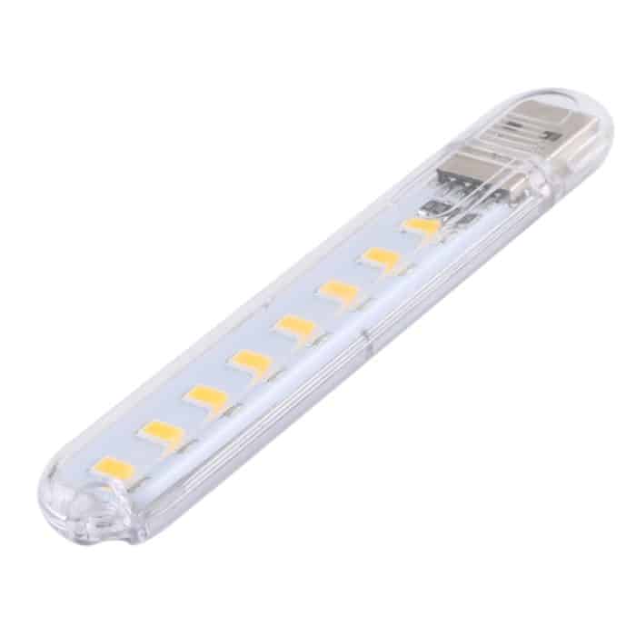 3W 8 LEDs 5730 SMD USB LED Buchlicht Tragbare Nachtlampe, DC 5V – Bild 4