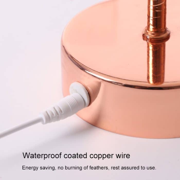 Kreative Schlafzimmer-Feder-Tischlampe, Nachtlicht, dekoratives Licht – Bild 3