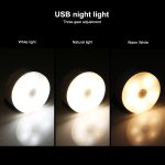Wiederaufladbares 3-Farben-USB-LED-Nachtlicht – Bild 6