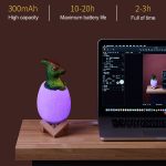 Parasaurolophus Shape Creative Touch 3D Dekoratives Nachtlicht, 3-Farben-Patting-Version – Bild 8