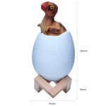 Stehlen Ei Drachenform Creative Touch 3D dekorative Nachtlicht, 16-Farben-Patting Fernbedienung Version – Bild 3