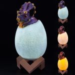 Triceratops Shape Creative Touch 3D Dekoratives Nachtlicht, 3-Farben-Patting-Version