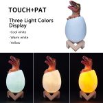 Raptor Shape Creative Touch 3D Dekoratives Nachtlicht, 3-Farben-Patting-Version – Bild 5