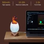 Raptor Shape Creative Touch 3D Dekoratives Nachtlicht, 16-Farben-Version der Patting-Fernbedienung – Bild 7
