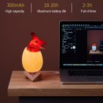 Pterosaurierform Creative Touch 3D Dekoratives Nachtlicht, 3-Farben-Patting-Version – Bild 8