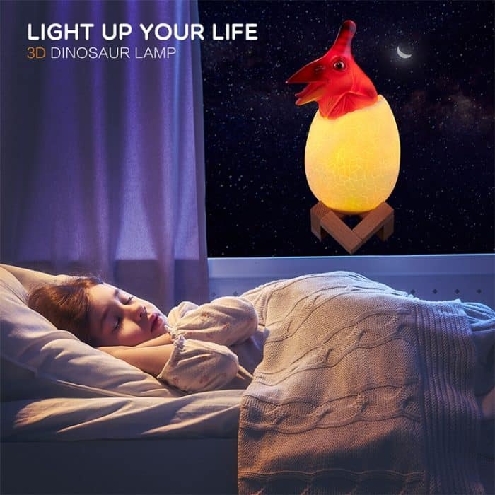 Pterosaurierform Creative Touch 3D Dekoratives Nachtlicht, 16-Farben-Version der Patting-Fernbedienung – Bild 8