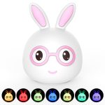 Smiling Rabbit Creative Touch 3D-LED-Deko-Nachtlicht, AAA-Batterie-Version
