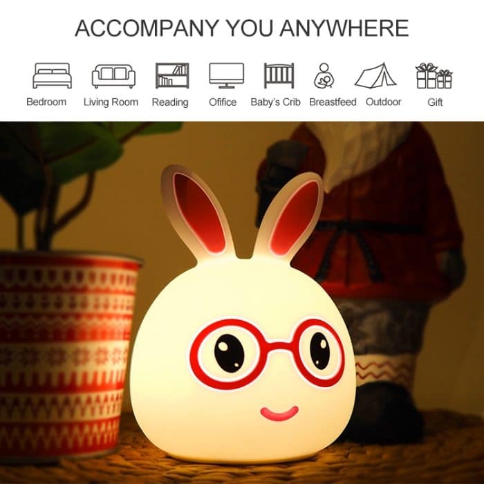 Happy Rabbit Creative Touch 3D-LED-Deko-Nachtlicht, AAA-Batterie-Version – Bild 9