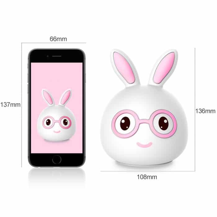Smiling Rabbit Creative Touch 3D-LED-Deko-Nachtlicht, USB-Ladeversion – Bild 3