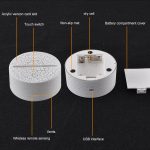 Raumschiff Form Kreative Crack Touch Dimmen 3D Buntes dekoratives Nachtlicht – Bild 6