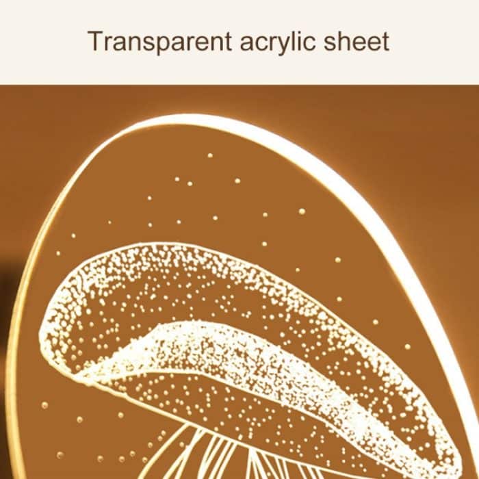 Sportwagenform Kreative Crack Touch Dimmen 3D Buntes dekoratives Nachtlicht – Bild 3