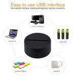 Zwei Einhörner Form Creative Crack Base 3D Bunte dekorative Nachtlicht Schreibtischlampe, Fernbedienung Version – Bild 7