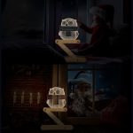 0,5 W Kinder Schlafzimmer Eule Falt Holzlampe 3D Nachtlicht (warmes Licht) – Bild 6